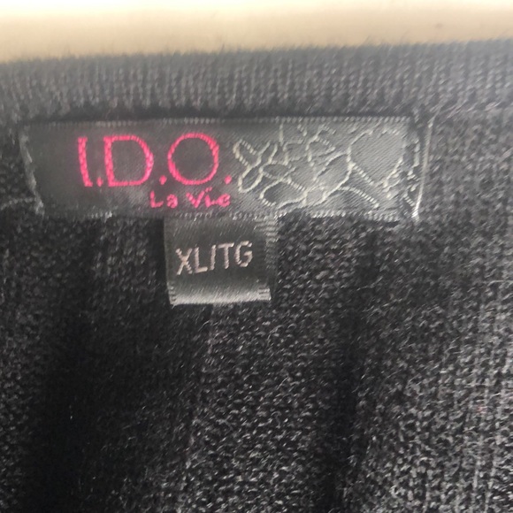 IDO la vie Black Ribbed Sweater Dress - Picture 7 of 8